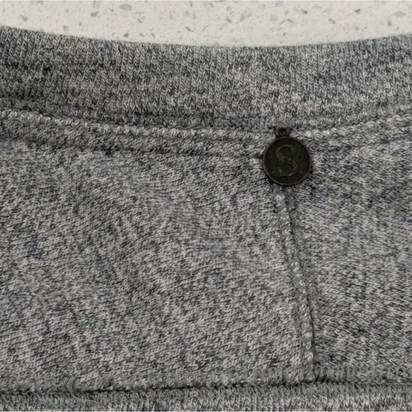 Soft Surroundings Urban Chic Pullover Sweatshirt  Gray Side Zips Laser Cutout 1X - Picture 8 of 10